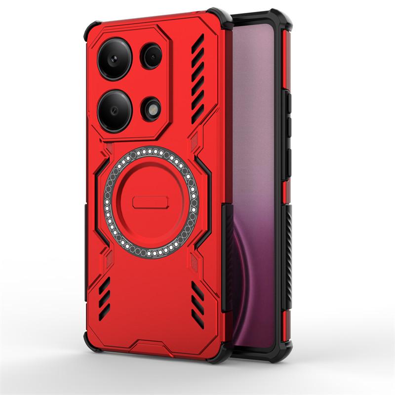 Магнитное рассеивание тепла для чехла Xiaomi Redmi Note 13 Pro 4G Чехол Xiaomi Redmi Note 13 Pro 4G Чехол с беспроводной зарядкой Magsafe