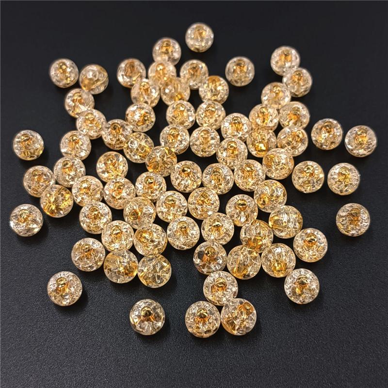 Креативные акриловые круглые бусины, модные подвески для ожерелья, браслета, маркировка 8-16 мм, 10 шт., свободные бусины, сделай сам, ювелирный материал ручной работы