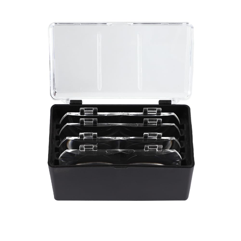 Headband Magnifier Head Mounted Magnifier with LED Light 2 Lights High Power Optical Magnifier with 6 Acrylic Lenses Adjustable Magnifying Glasses