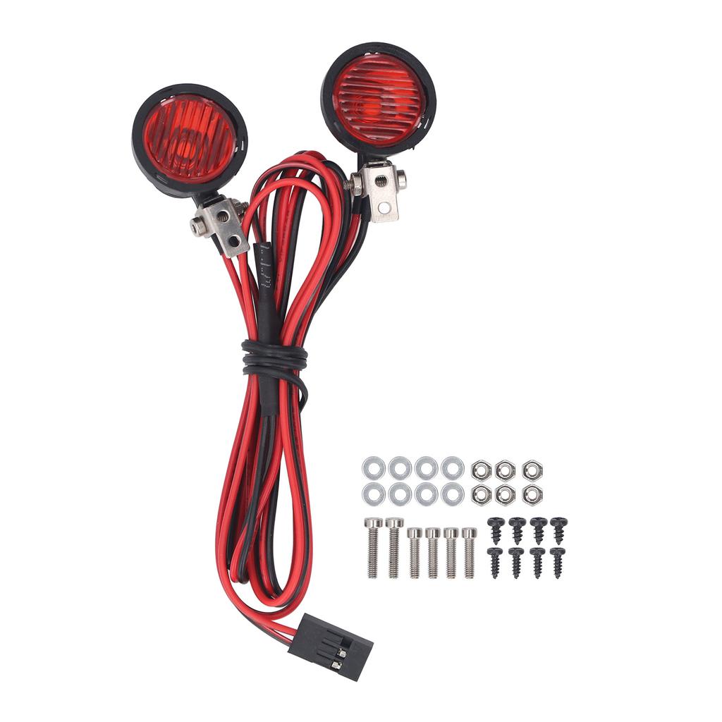 RC Car Front Spotlight for Axial for SCX10 90046 for Redcat 2 LEDs High Brightness RC Headlight for 