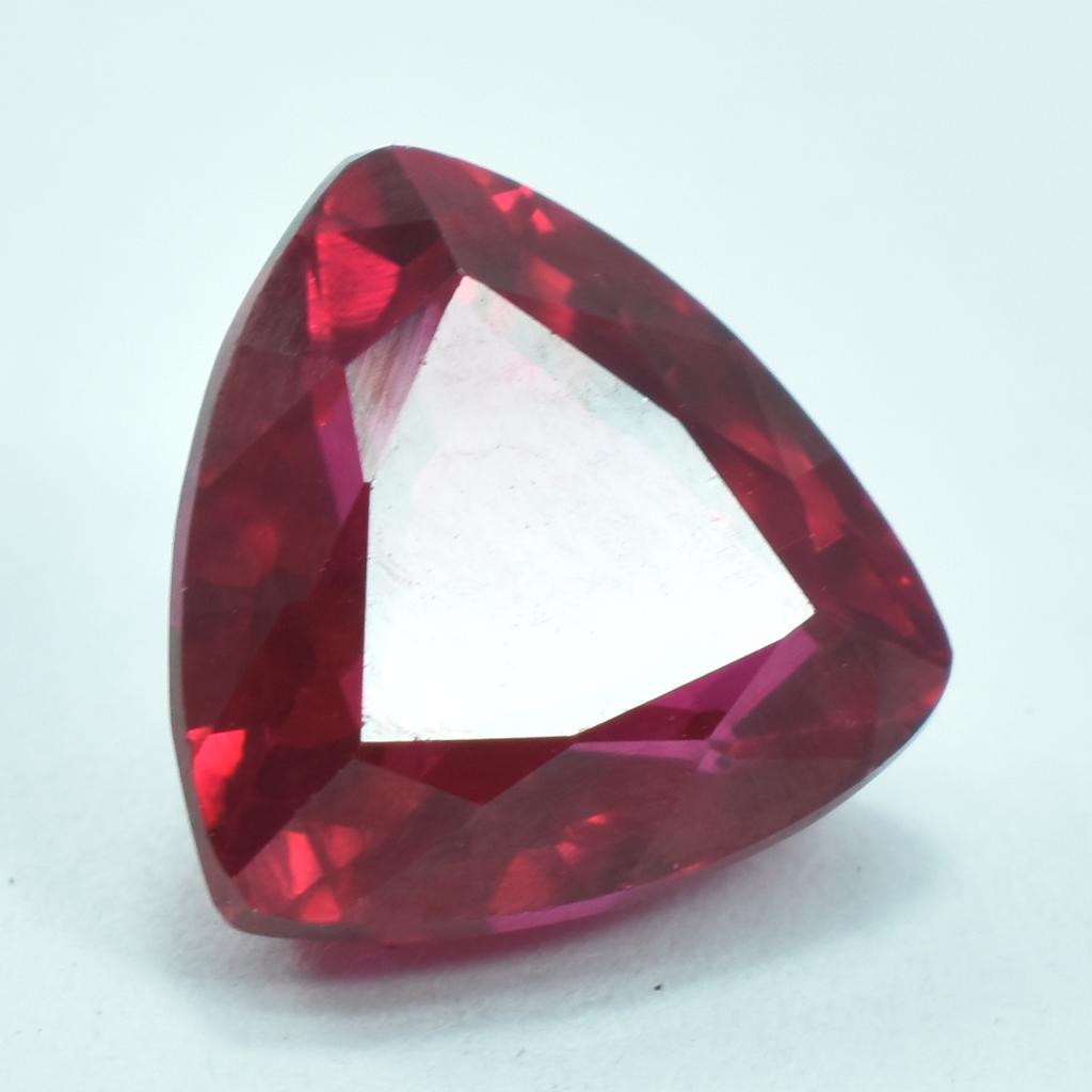 4.80 Carat Red Ruby Trillion Shape Natural Loose Gemstone CERTIFIED SU-1176