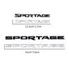 3D ABS SPORTAG Letter Logo Badge Sticker Rear Trunk Emblem Decal Automotive Exterior Accessories