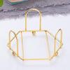 Table Placemat Holder with 6 Slot Coaster Storage Rack for Coffee Bar Home Dining Organization