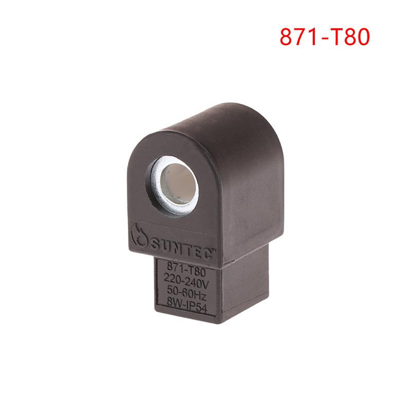 Electric Magnetic Valve Oil Burner Diesel Pump Accessories 220V 871-T80 8W Solenoid Valve Small Coil 3713798 9W
