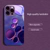 Современный фиолетовый жидкий чехол-бабл для iPhone для чехла iPhone 17 Модный чехол fundas Стекло для iPhone 17 16 15 14 13 pm Pro Plus
