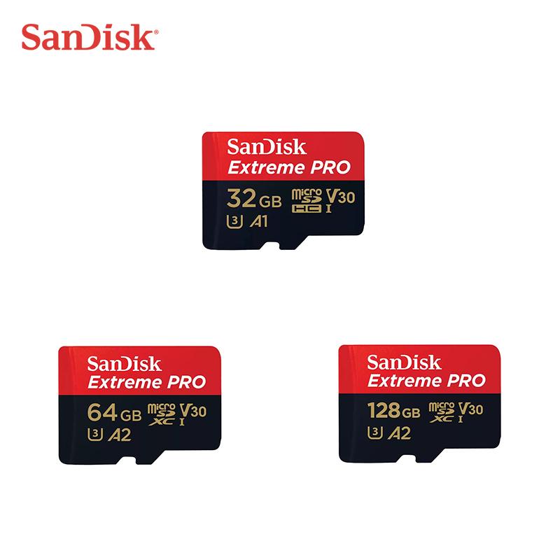 SanDisk КАРТА Extreme® PRO microSDXC™ UHS-I 4K UHD Видеорегистратор Дроны TF Карта памяти