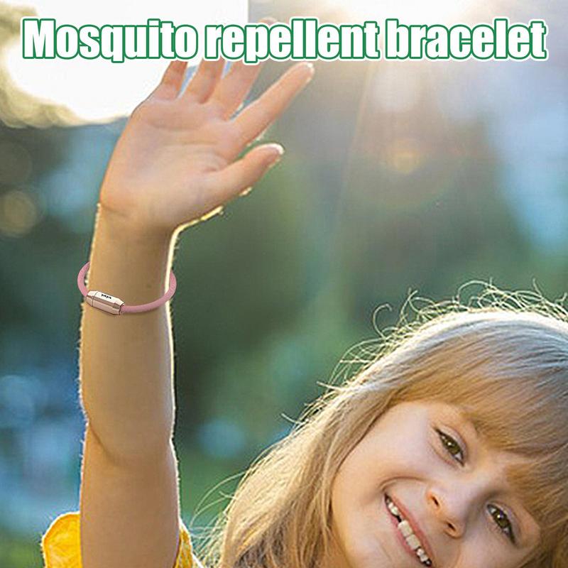 Fly Repeller Wristband Natural Repeller Bracelet & Fly Wrist Bangle Outdoor Anti Fly Bangle For Patio Outdoor Fly Repeller For