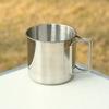 1PC Outdoor Cup Stainless Steel Coffee Cup Carabiner Cup Mug Water Cup Kitchen With Handle Camping