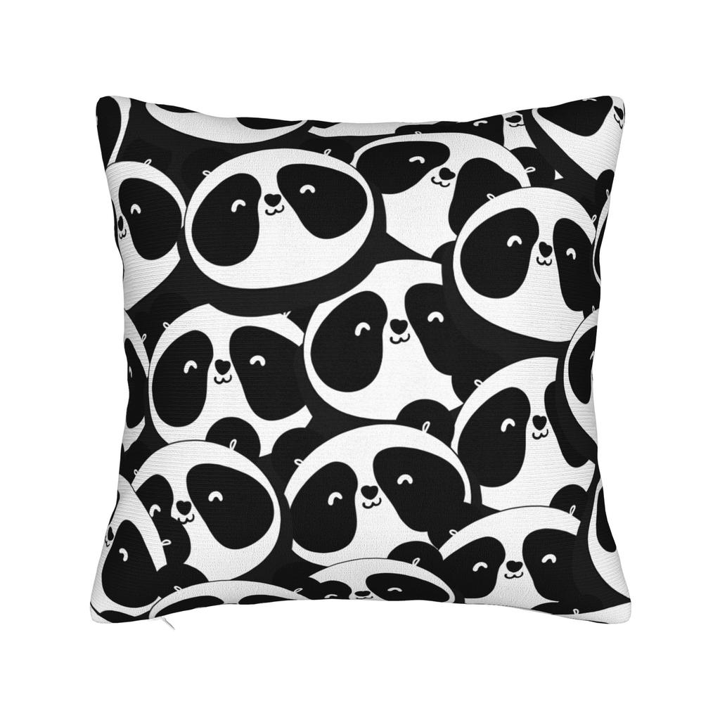Panda Animal Pillowcase Polyester Cushion Cover Decor Throw Pillow Case Cover Seat 40*40Cm