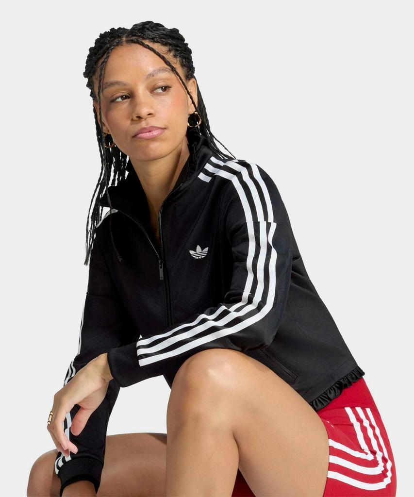 adidas Спортивная кофта с плиссировкой Firebird - Черный / Lg4308