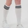 DOYOUKNOWMC ALL SEASON Striped Ivory Knee Socks