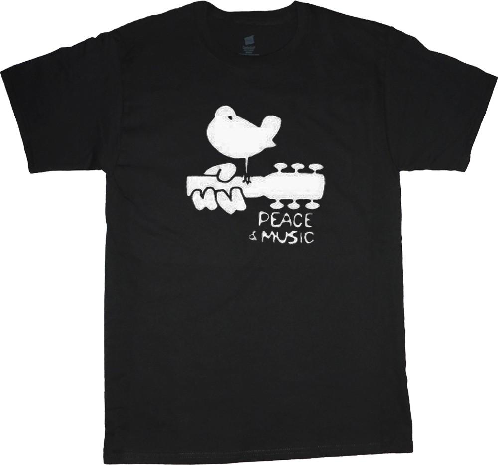 big and tall t-shirt Woodstock peace music guitar tee shirt tall shirts for men Unisex T-Shirt