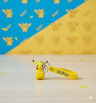 Брелок Покемон Пикачу Pokemon Pikachu детский брелок на рюкзак, ключи 5 см