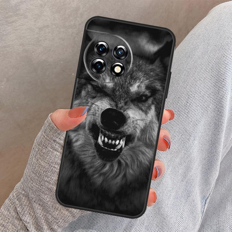 Чехол 'Злой Волк' для OnePlus Nord 4 3 CE 2 Lite N20 N10 N30 OnePlus 8T 10T 13 13R 12 12R 11 10 Pro