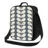 Orla Kiely красочный листовой узор портативная сумка для ланча многоразовая термосумка Bento с регулируемым ремешком для работы пикника путешествия