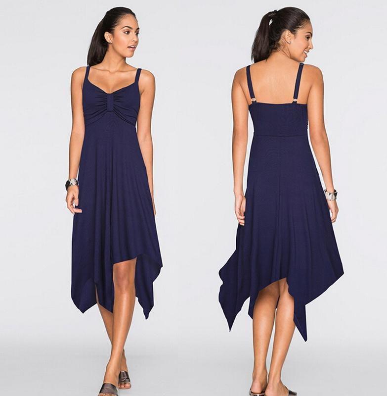 Women Midi Dress For Summer With Elegant Sleeveless Design And G-string Style**