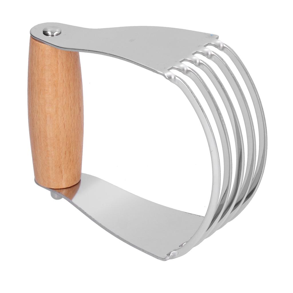 Stainless Steel Dough Blender Pastry Blender and Dough Cutter Professional Pastry Cutter with Heavy Duty Blades