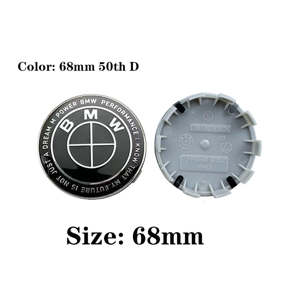 VGOP5 56mm68mm4pcs 10 Pin For mini bmw50th Anniversary Car Wheel Hub Center Cover Rim Caps Badge Emblem Logo Auto Exterior Accessories