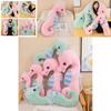 Colorful Seahorse Plush Toy Large Stuffed Animal Doll For Bedtime Cuddles And Leg Support Pillow
