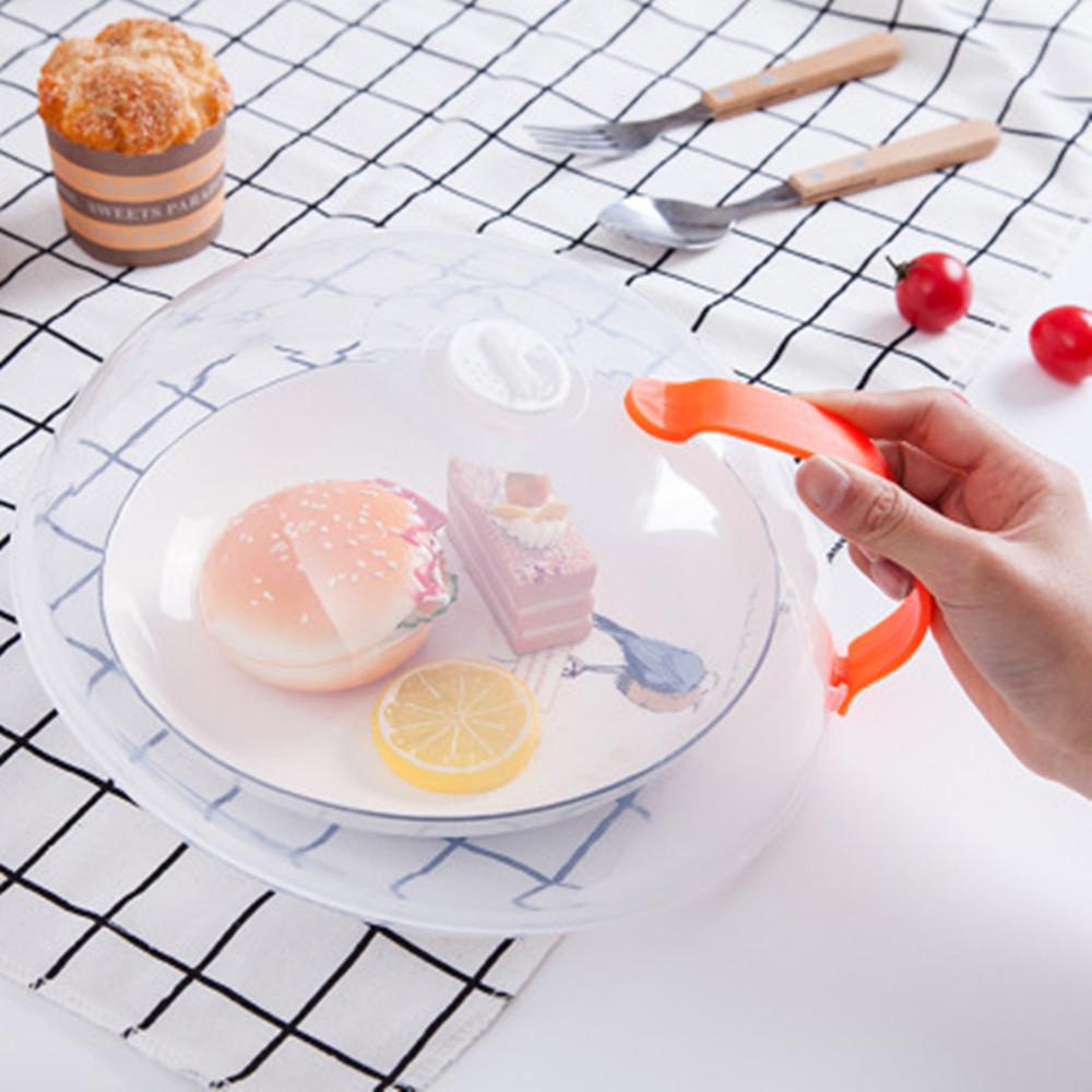 Anti-Sputtering Heat Resistant Kitchen Lid Microwave Food Cover Splatter Protector Plate Cover