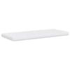 VidaXL Matelas en mousse blanc 100x210 cm 7 zones dureté 20 ILD,matelas de lit,matelas de lit de jour,matelas en mousse 4016648