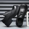 Original Niche High Sense Commuting Thick Sole Heightening Japanese Shoes Old Big Head Future Derby Shoes Black Trendy Shoes Men