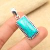 Santa Rosa Turquoise Gemstone 925 Sterling Silver Handmade Jewelry Pendant For Women