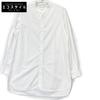 HEUGN SHIRT003 White Rob Cotton Poplin Band Collar Shirt Tops 2 whiteUsed