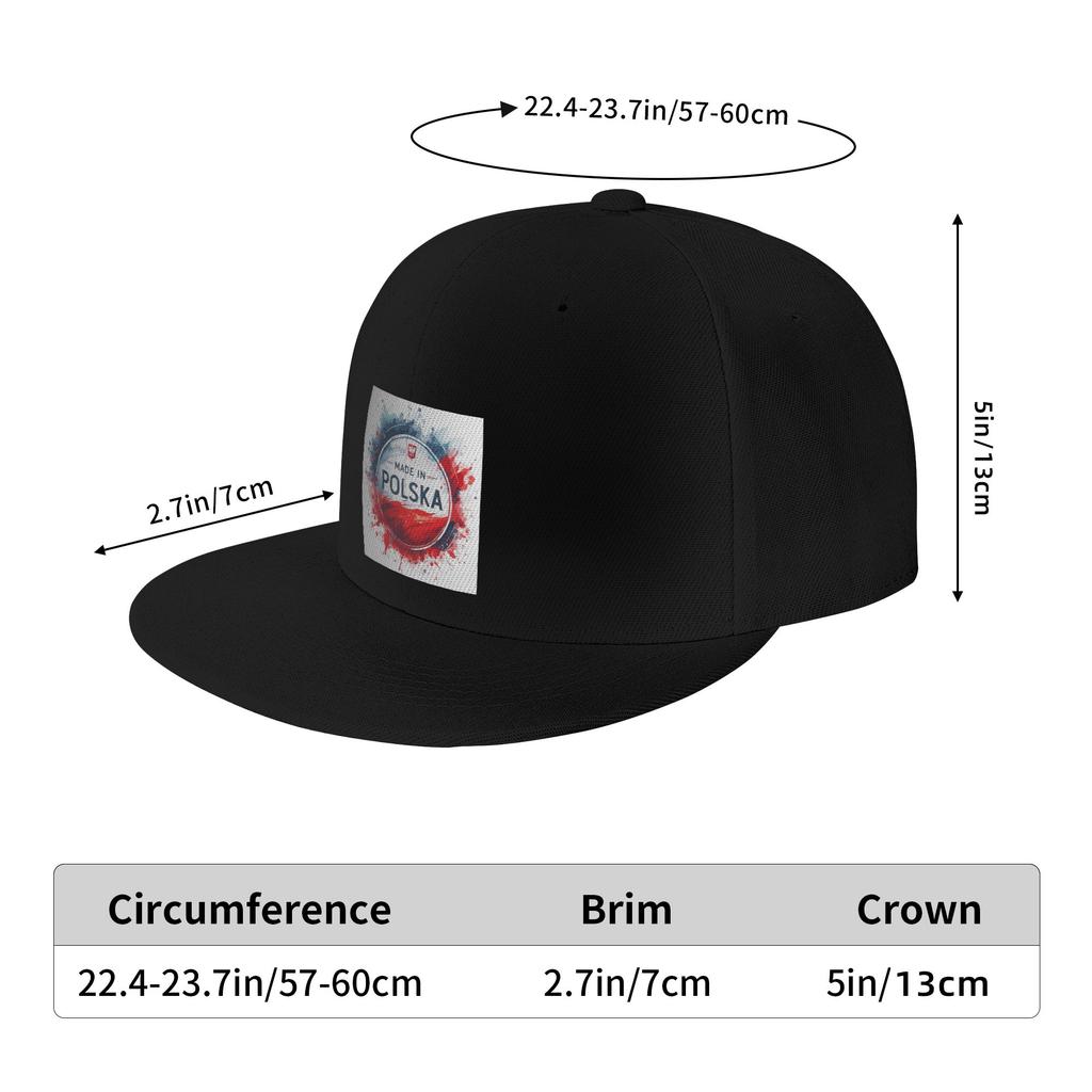 Made in Polska Poland Polish Flag red white gift Baseball Caps Snapback Baseball Hats Breathable Casual Casquette Outdoor