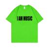 Playboi Carti I AM MUSIC 2025 Album Logo Graphic Print T-shirt Men Fashion Hip Hop Streetwear Unisex Opium Merch Short Sleeve