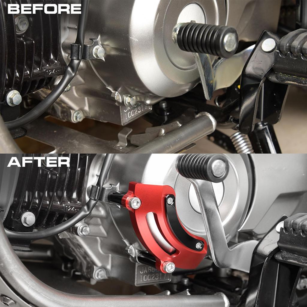 WOOGA мотоцикл левый двигатель крышка слайдер краш-протектор применимо к транспортным средствам совместимо с Honda SUPER CUB 110 CROSS CUB 110 Monkey125 Super Cub