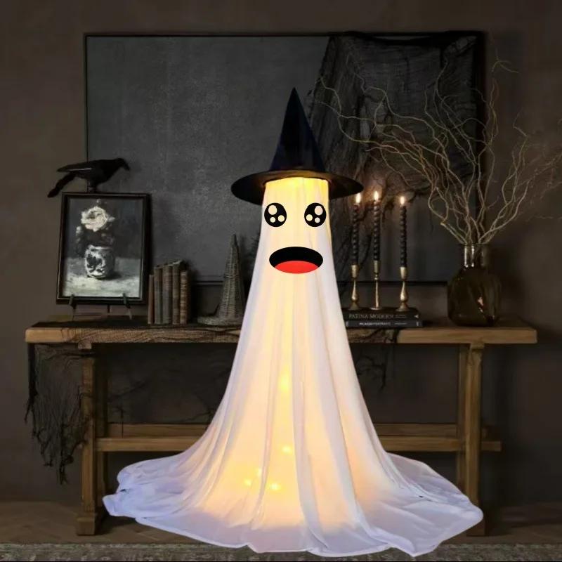 2025 New Halloween Yard Halloween Decorations Outdoor, Decorated Standing Ghost Front Porch Yard Halloween Decorations for Home