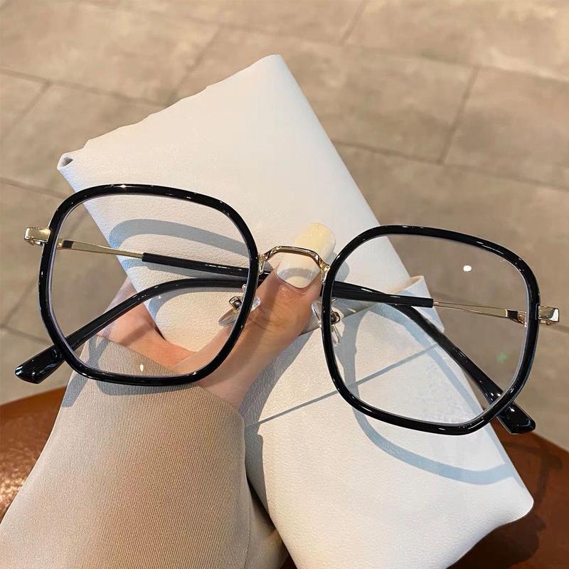 3Pcs Women'S Anti Blue Light Myopia Glasses Fashionable Ultra Light Large Frame Glasses Personalized High-End Myopia Glasses