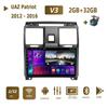 Для УАЗ Патриот 2012-2016 автомобильное радио Carplay мультимедийная система навигация GPS WIFI стерео авто Android 2Din головное устройство 2 + 32 ГБ