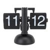 Flip Clock Large Number Battery Powered 304 Stainless Steel Tabletop Retro Flip Clock for Home
