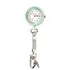 Nursery Short Chain Watch with Date and Day Display Inverted Dial Nurse Watch Nursing Pulse Measurement Scale Luminous Mint Green 1194268A Nurse Goods