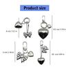 Fashionable Love Heart Keychain Charm Stylish Pendant  Adds Personality to Bags and Keys Decoration for Daily Use