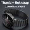 22мм Титановый ремешок для Huawei Watch 6 GT4-5-6 Pro 46мм Модный легкий металлический браслет для Amazfit GTR 4 3/Balance 2/Bip 6 5