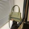 Retro Fashion Retro Fashion Spring New Korean Version Simple Casual One Shoulder Hand Wire Crossbody Small Square Bag