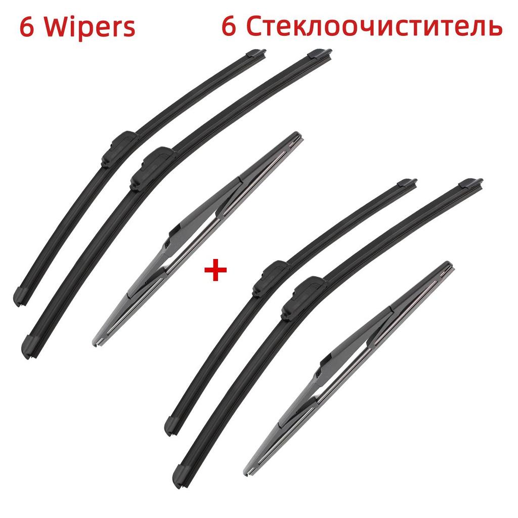 3 шт. щетки стеклоочистителя для Mazda CX 5 CX-5 MK1 KE 2011-2017 24 "18" 14" подходят для переднего лобового стекла, щетки для окон, резак, аксессуары