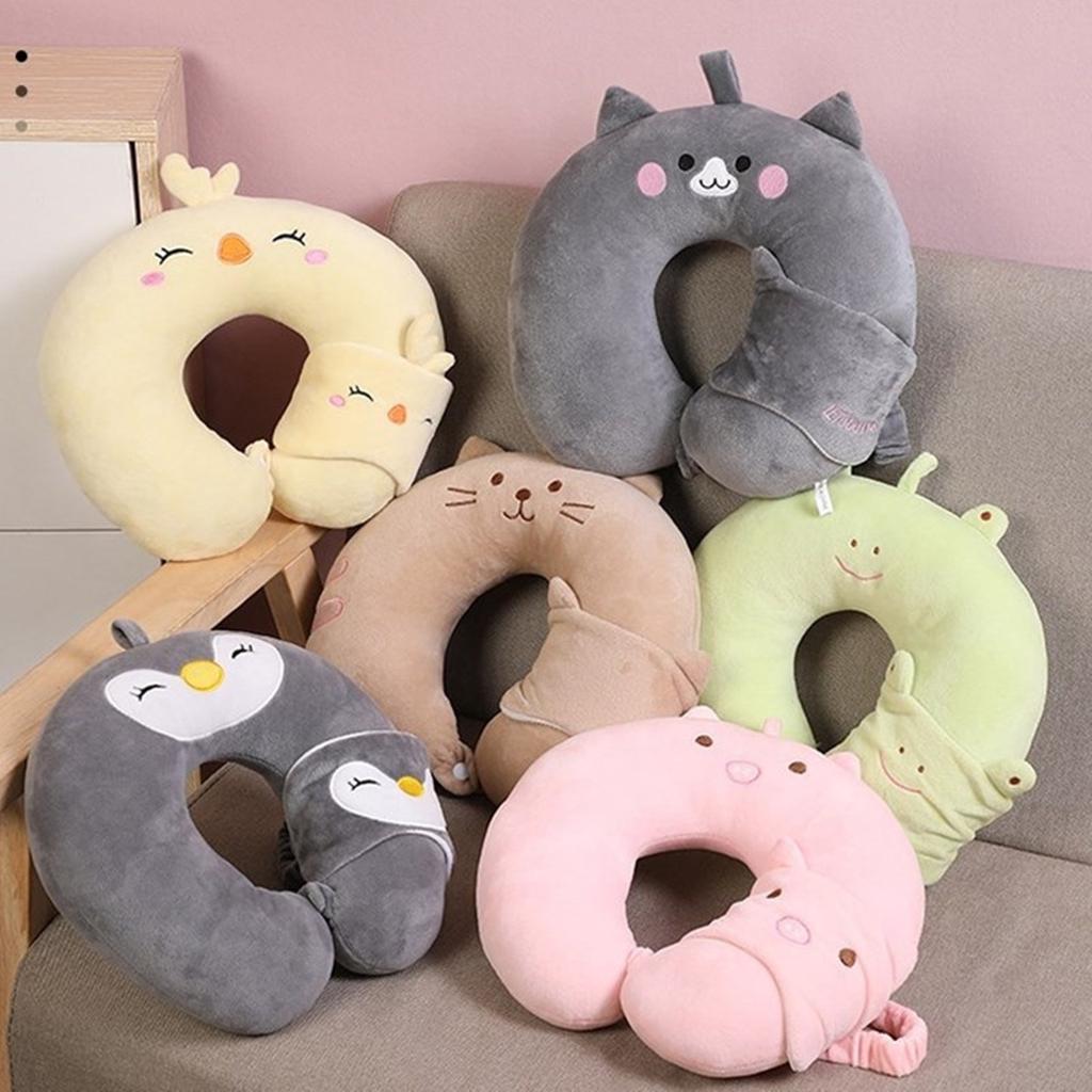 Мягкая и поддерживающая дорожная подушка для детей и взрослых Поддержка шеи для сна, путешествий и кемпинга