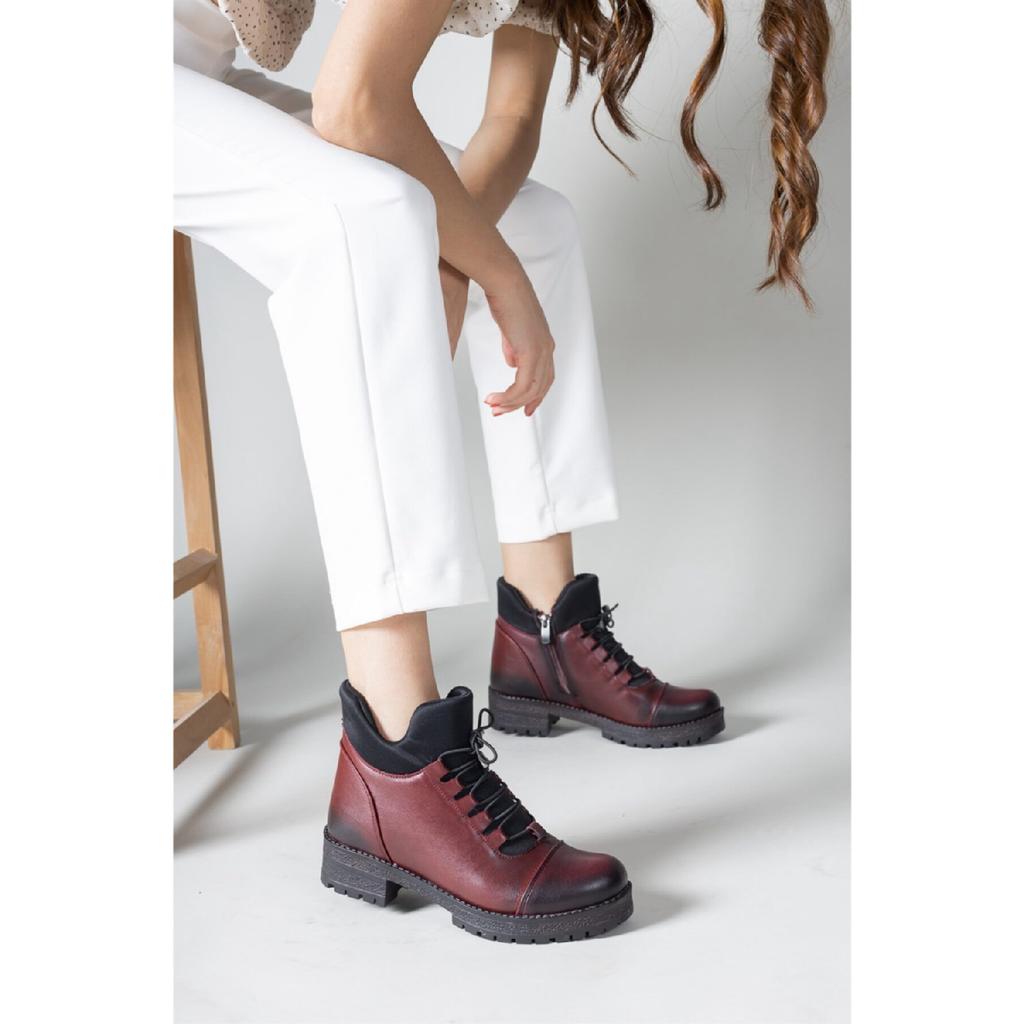 Черные женские ботинки 0012720