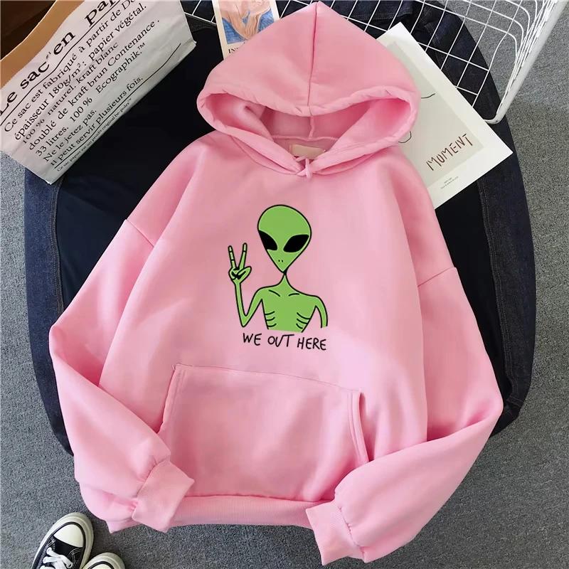 2025 New Model Green Alien Sport Shirt - Men's Winter Fashion Fun Print Sweatshirt