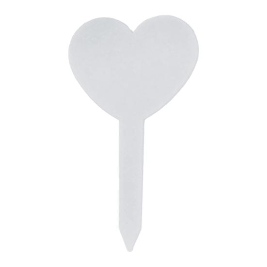 100 шт. Бирки для растений в форме сердца, водонепроницаемые садовые этикетки, многоразовые пластиковые маркеры для растений для цветочных горшков, клумб, травяных садов