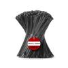 XINGO 1000pcs 2.5mm Wide X 150mm Long Cable Ties, Outdoor Wrap, Self-Locking Premium Plastic Cable Wire Ties for Indoor and Outdoor Use (Black)