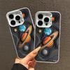 Чехол с рисунком планет для iPhone 17 16 15 14 13 11 12 Pro Max 17 Air 15 Plus 16E Ударопрочный Жесткий Чехол Защитный Экран Чехол
