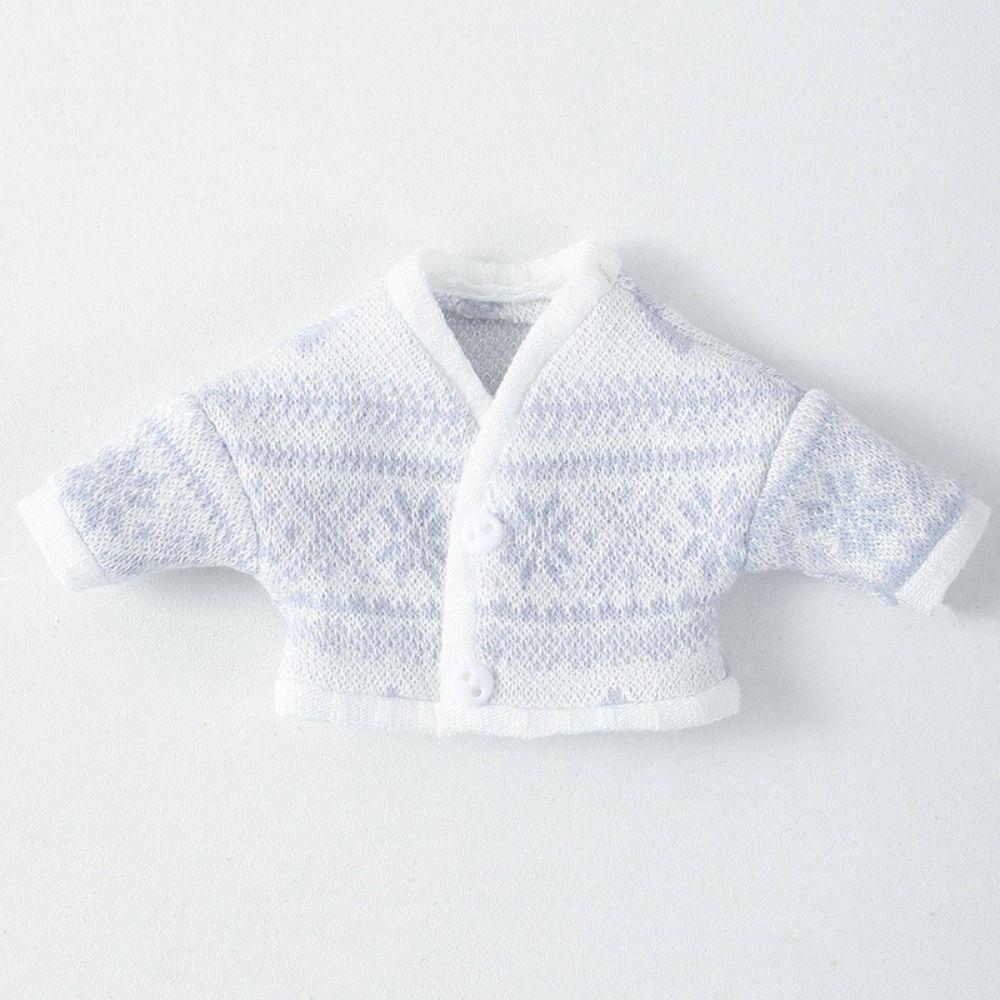 Вязаное пальто для куклы своими руками 8 стилей Зимние теплые топы Новая кукольная одежда 1/11 1/12 куклы OB11