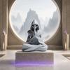 Yousheng 3D-печатная статуэтка инопланетянина для медитации, Дзен-украшение для рабочего стола, Милая инопланетная фигурка для дома и офиса, Научная фантастика