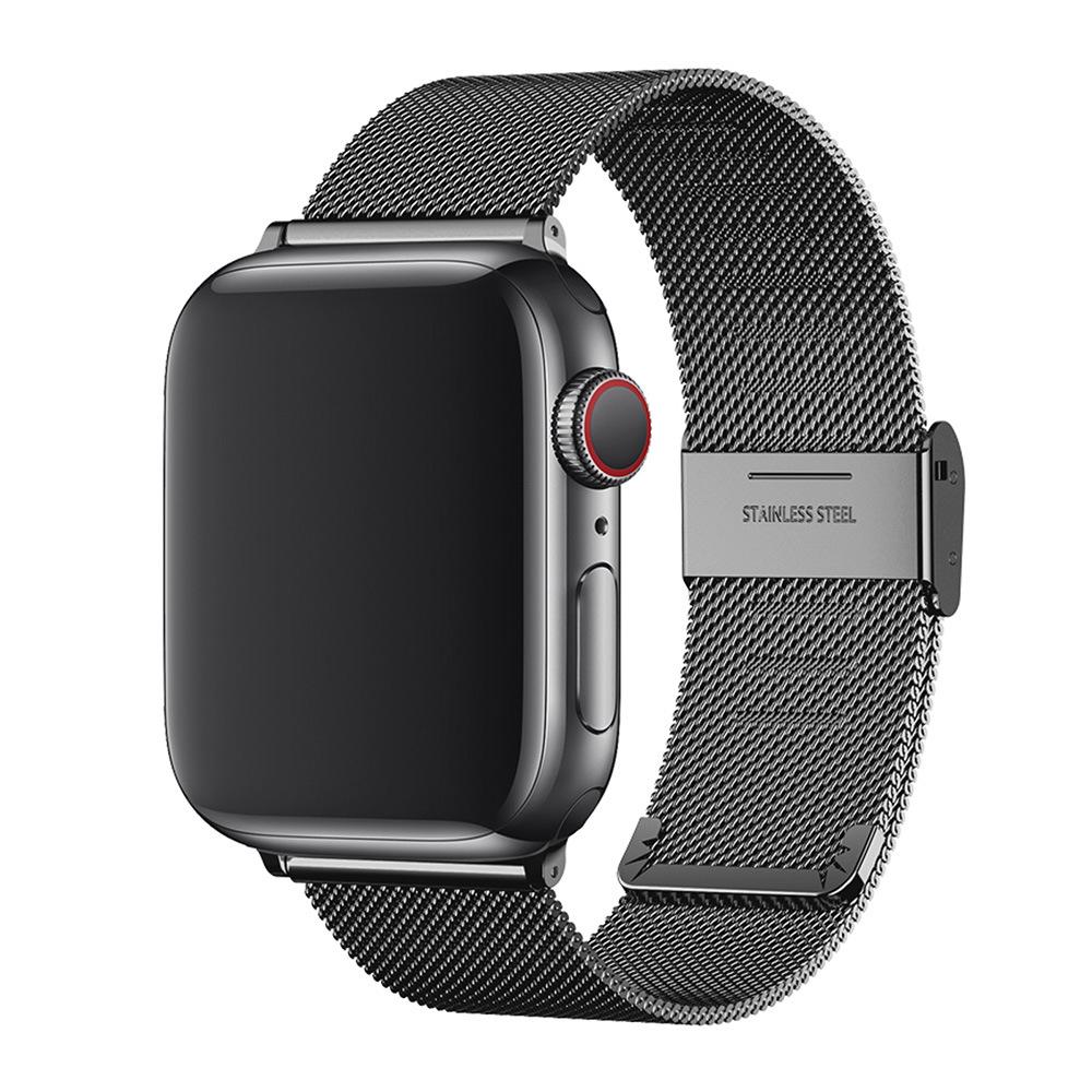 Совместимый ремешок из миланской нержавеющей стали для Apple Watch S9