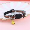 Кошачий ошейник Товары для питомцев Защита от удушья Этнический жаккард Безопасное ожерелье Регулируемый кошачий ошейник с колокольчиками